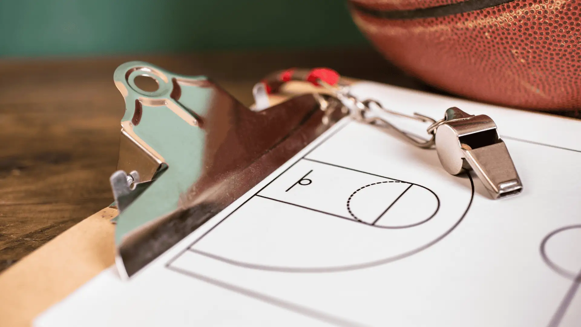 Clipboard with whistle