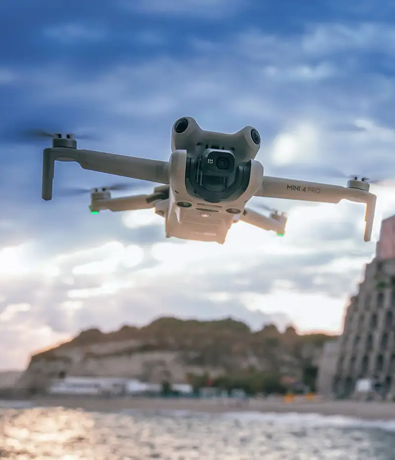 drone in the sky
